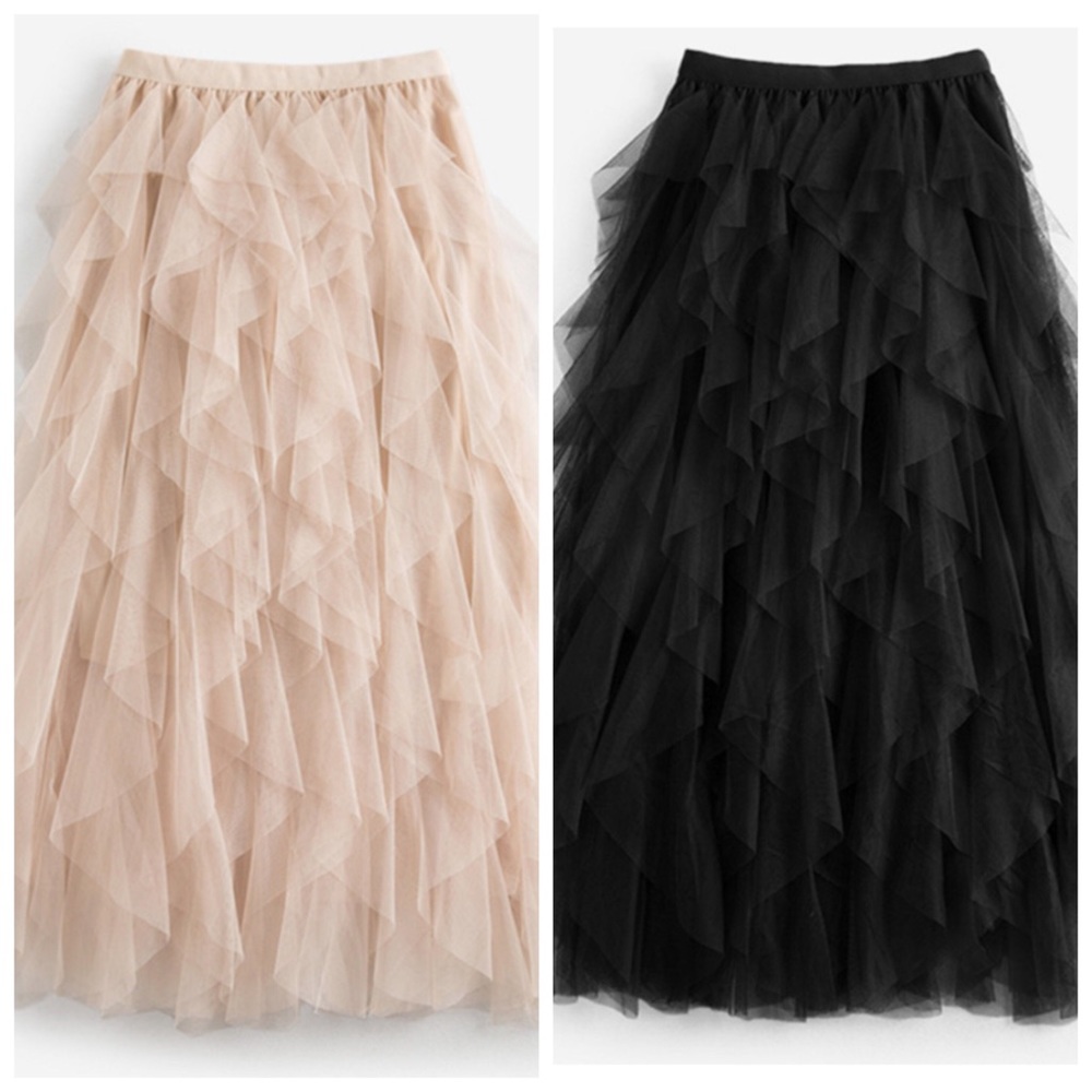 The DESPOINA Sheer Ruffle Skirt - Picture 8 of 8